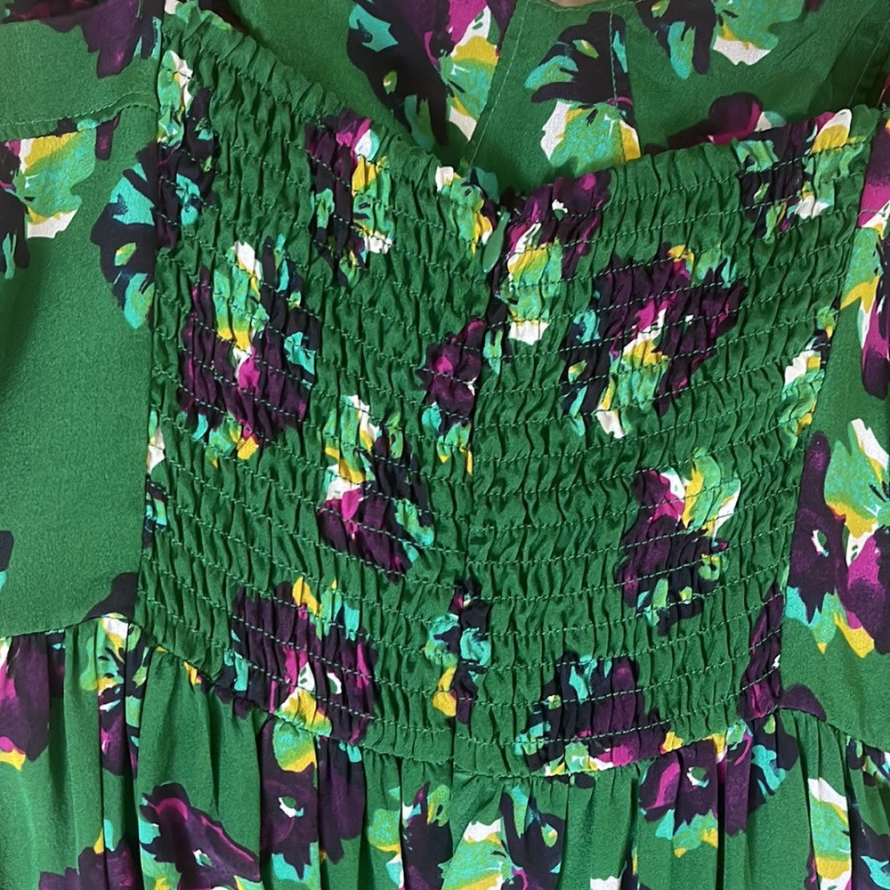 Greylin Bustier Silk Floral Slip Dress - Picture 10 of 12